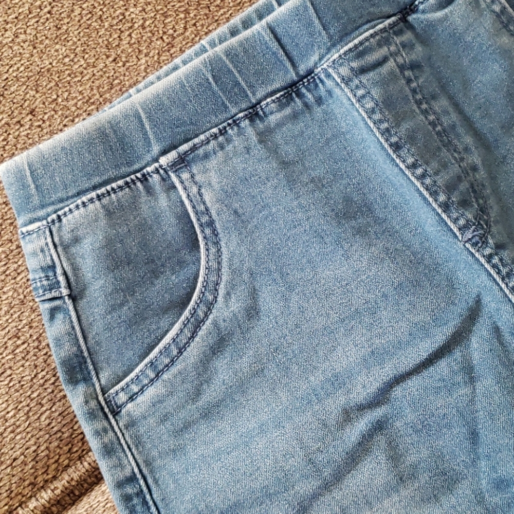 DotDotSmile denim jogger light wash faded jeans - Picture 3 of 7